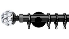 Neo Jewelled Ball 28mm Metal Curtain Pole